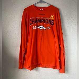Fruit‎ of the Loom Denver Broncos AFC Championship 2015 long sleeve Tshirt